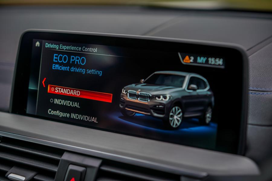 Детали интерьера BMW X3 xDrive30i M Sport (G08) 2018 года  (MY) (фото 5 из 14)